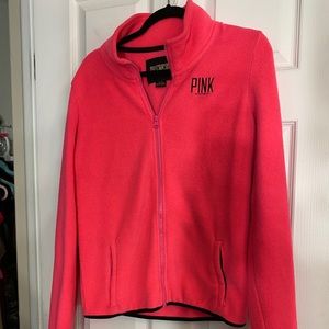 VS Pink Fleece Jacket
